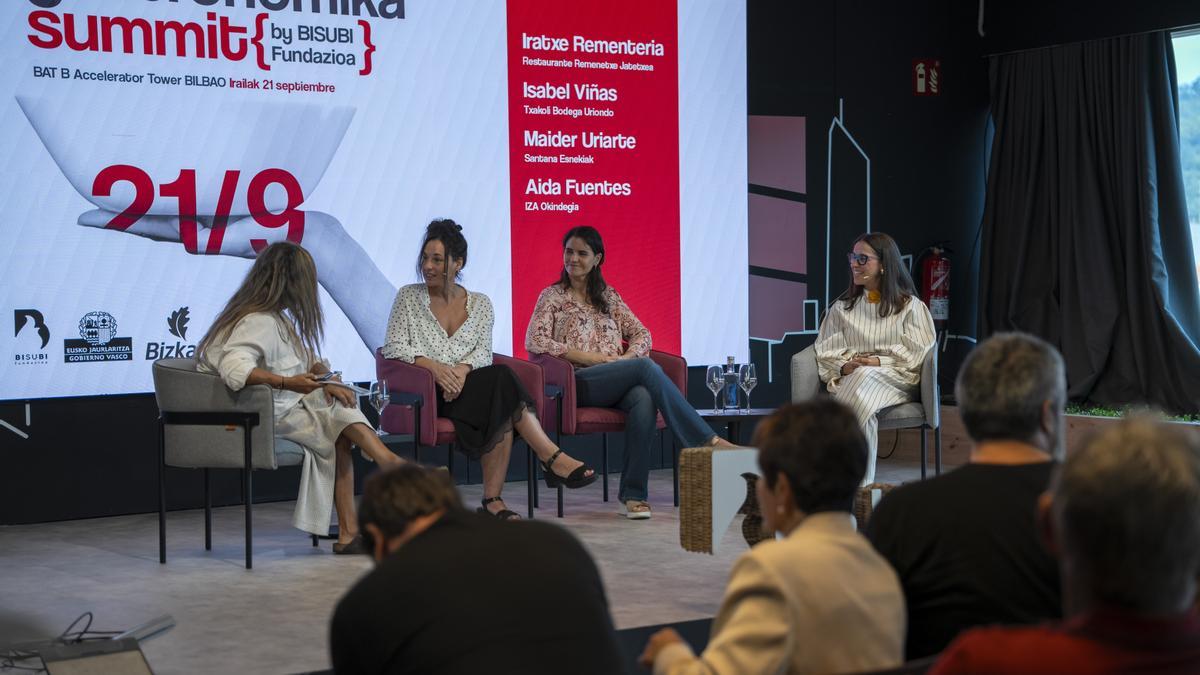 Las participantes en la charla ‘Las que transforman la cadena alimentaria’.