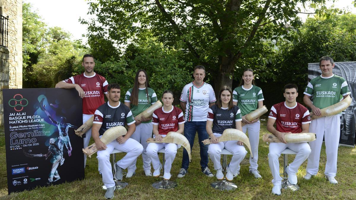 En imágenes: Presentación de la histórica Euskal Selekzioa de cesta que participará en la Liga de Naciones de Gernika.