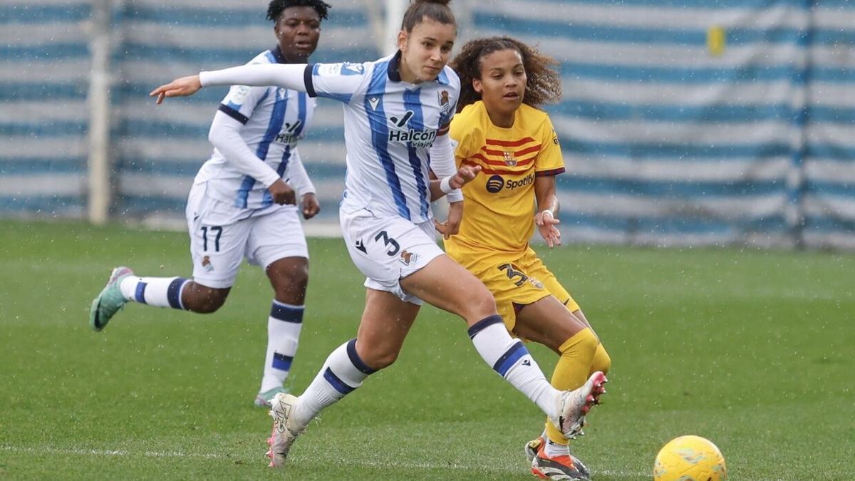 La Real ha caído por goleada ante el FC Barcelona. / JAVIER COLMENERO