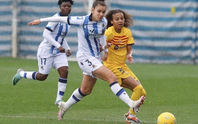 La Real ha caído por goleada ante el FC Barcelona. / JAVIER COLMENERO