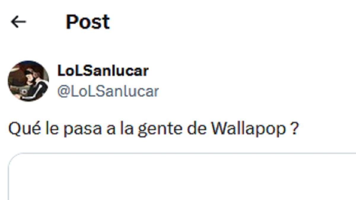 El comienzo del post.