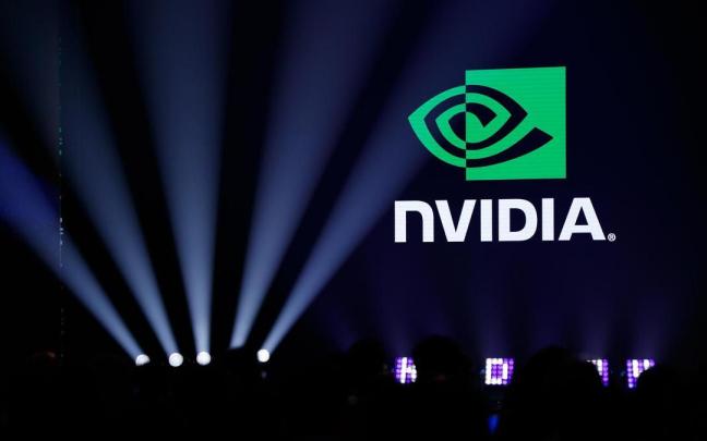 Logo de Nvidia durante un evento en Taiwán. / EFE Logo de Nvidia durante un evento en Taiwán.