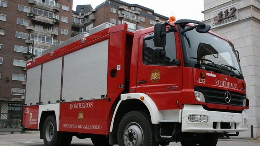 Imagen de archivo de un camión de los Bomberos de la Diputación de Valladolid.