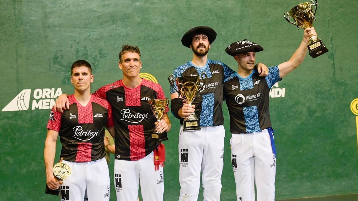 Aldabe-Barrenetxea IV conquistan el Sagardoaren Txapelketa de remonte ante Urriza-Larrañaga.