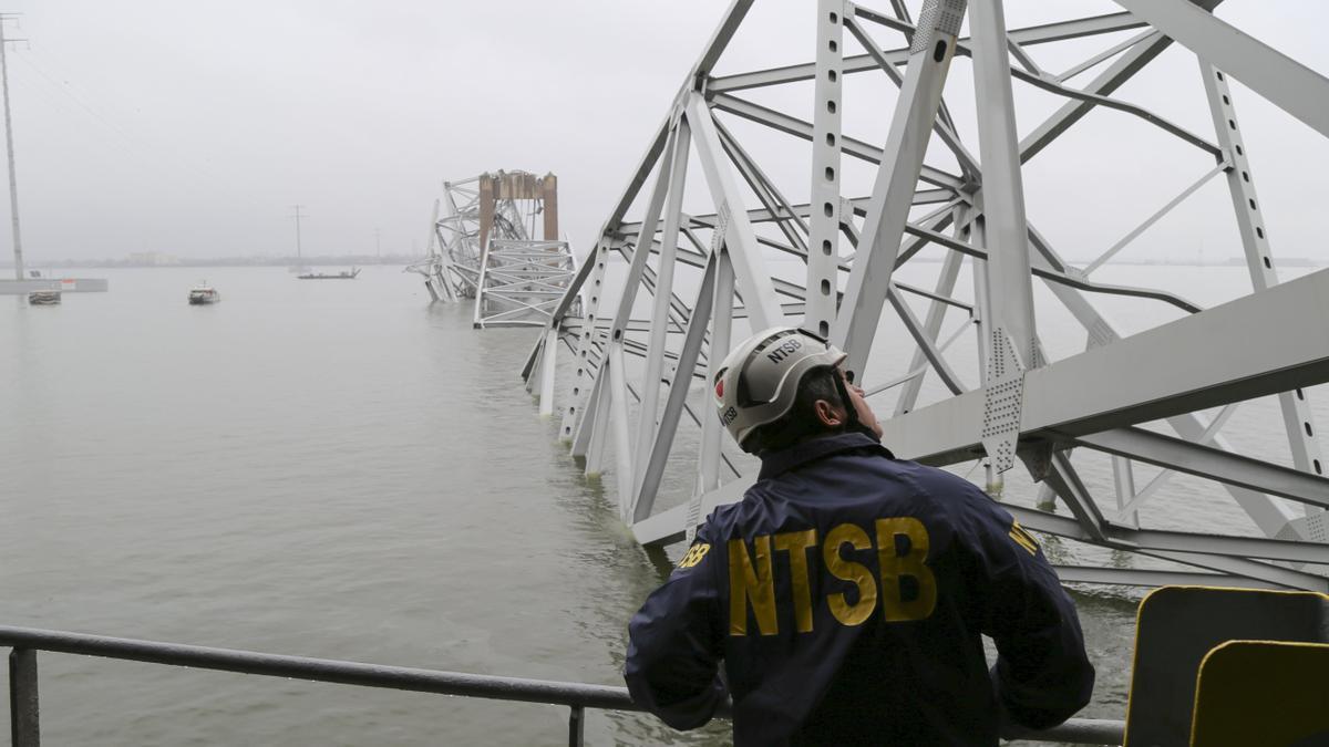 El derrumbe del puente de Baltimore, en imágenes