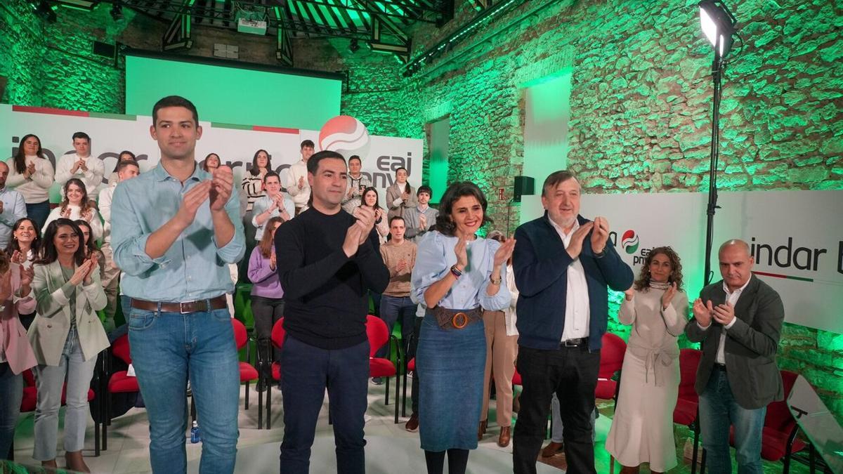 Acto de presentación de las candidaturas del PNV en Araba.
