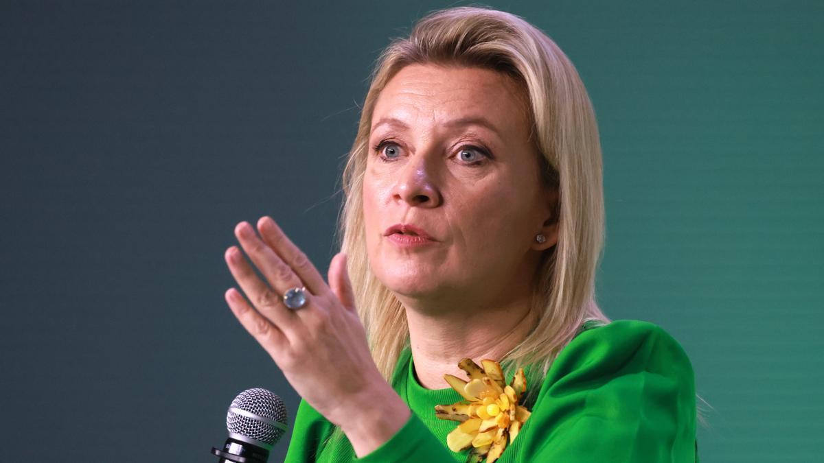 La portavoz del Ministerio de Exteriores de Rusia, Maria Zajarova.