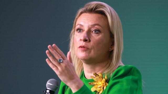 La portavoz del Ministerio de Exteriores de Rusia, Maria Zajarova.
