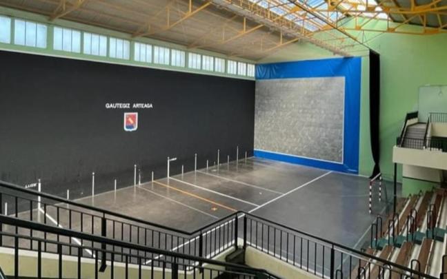 La renovación del frontón se ejecutó el pasado año