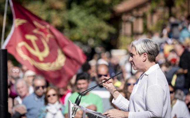 La candidata a la presidencia por el Frente Amplio, Ada Colau.