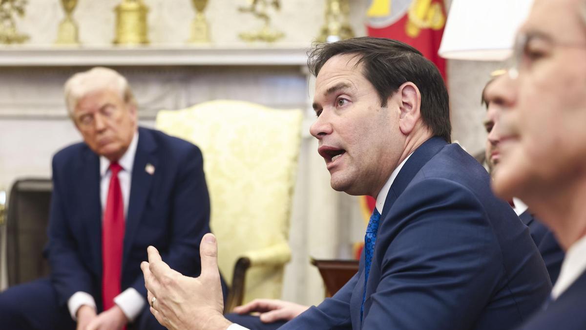 El secretario de Estado de EE.UU., Marco Rubio, ha encabezado la delegación estadounidense en Yeda.