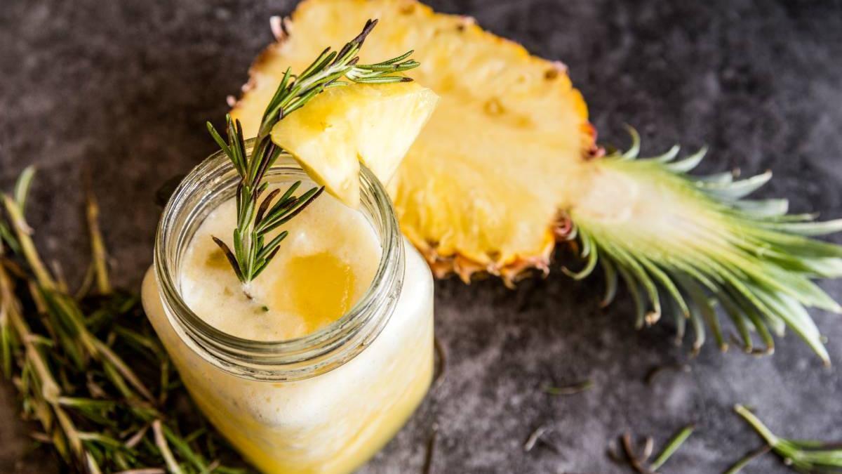 Batido natural de piña