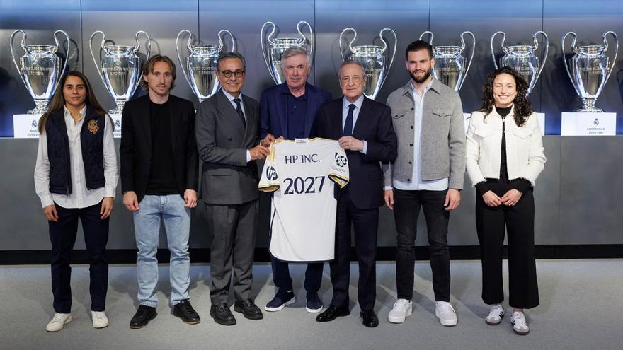 HP se convierte en patrocinador principal del Real Madrid.