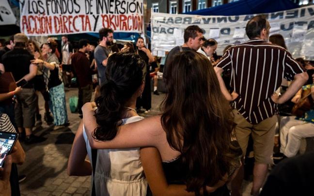 La crisis de vivienda deriva en una acampada en Sol y movilizaciones en el Estado