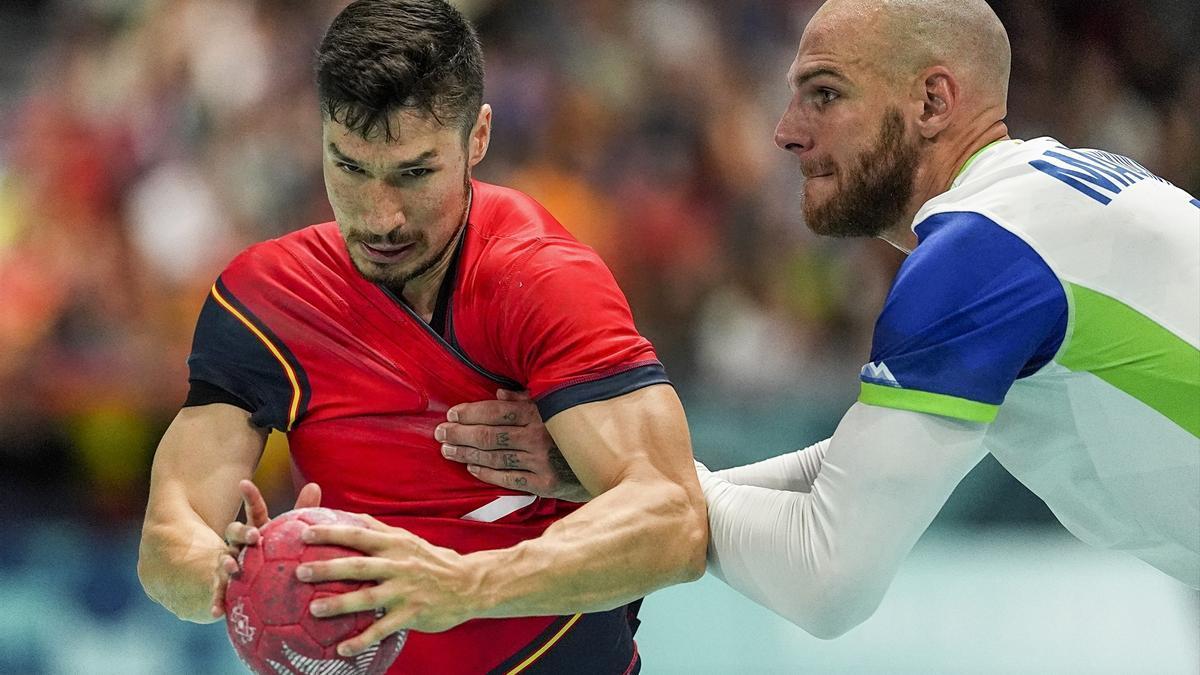 Los 'Hispanos' vencen (25-22) a Eslovenia en su estreno en los Juegos de París