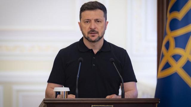 El presidente de Ucrania, Volodimir Zelenski