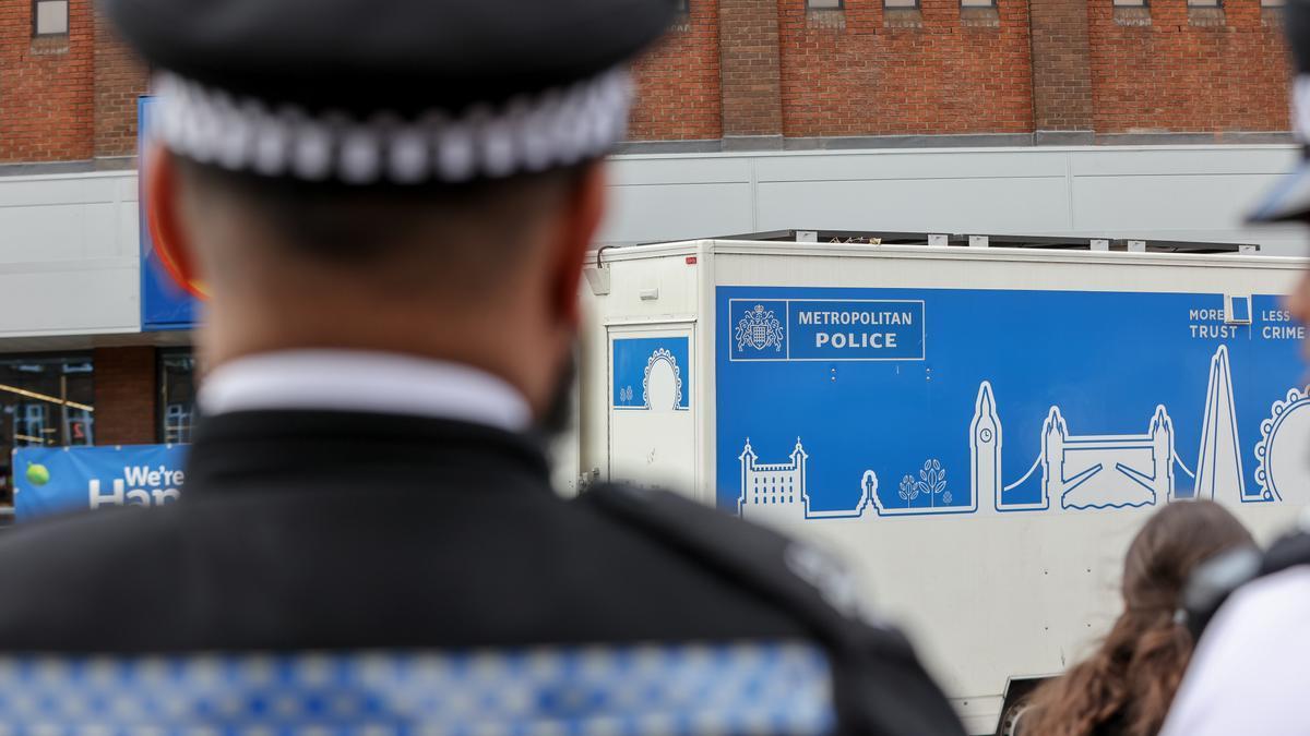 Imagen de archivo de un agente de la Policía británica.