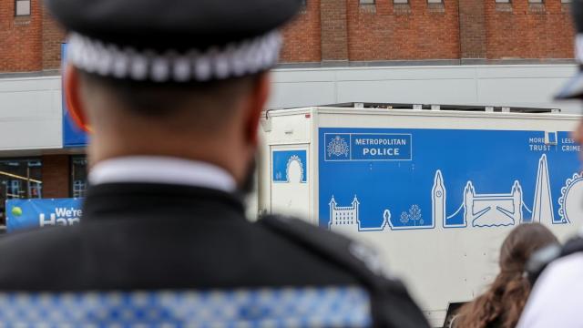 Imagen de archivo de un agente de la Policía británica.