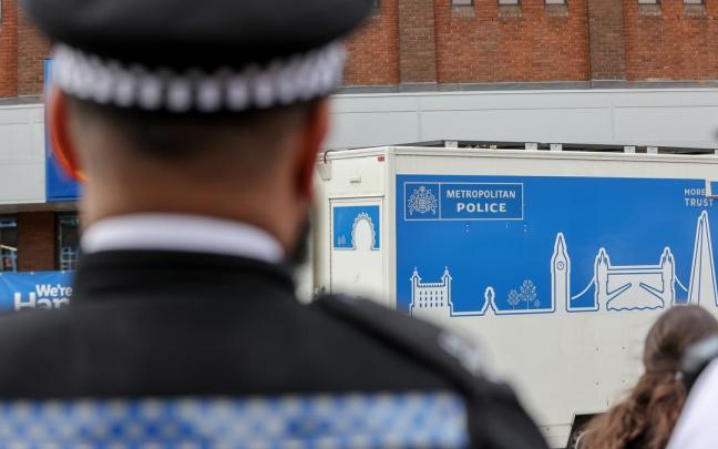 Imagen de archivo de un agente de la Policía británica.