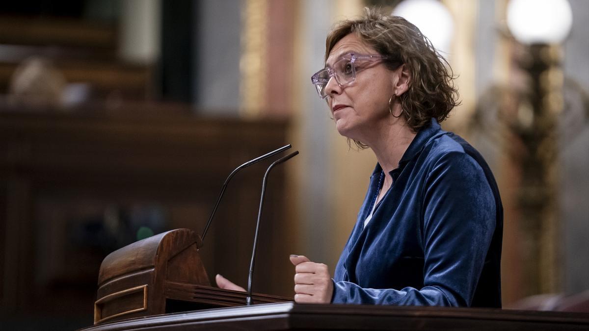 La diputada de ERC Montserrat Bassa, en el Congreso el pasado mes de febrero.