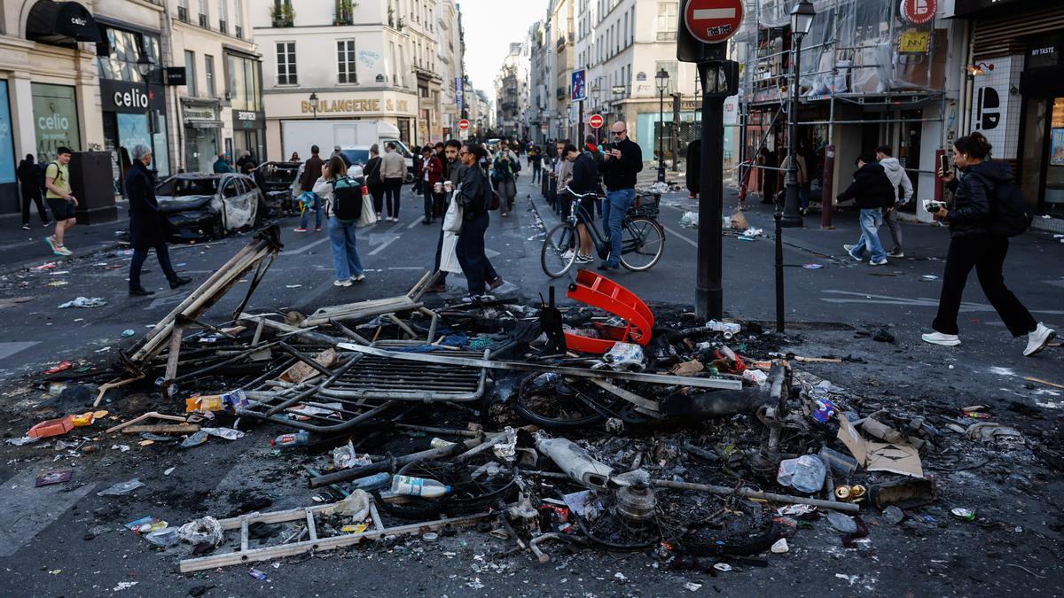 En imágenes: Francia registra 1.200 detenidos y 150 agentes heridos tras una jornada de protestas marcada por la violencia