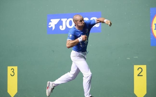 Elordi y Mariezkurrena II ganan el Masters CaixaBank ante Ezkurdia-Albisu en el frontón Navarra Arena de Iruñea.