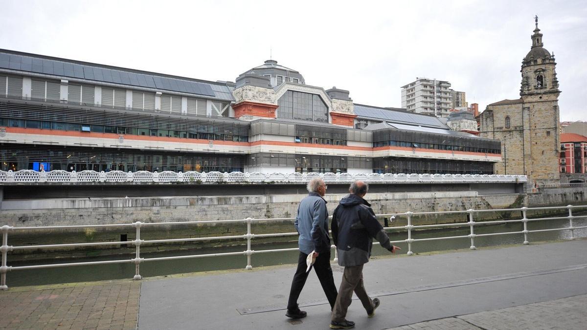 Mercado de la Ribera, en Bilbao.