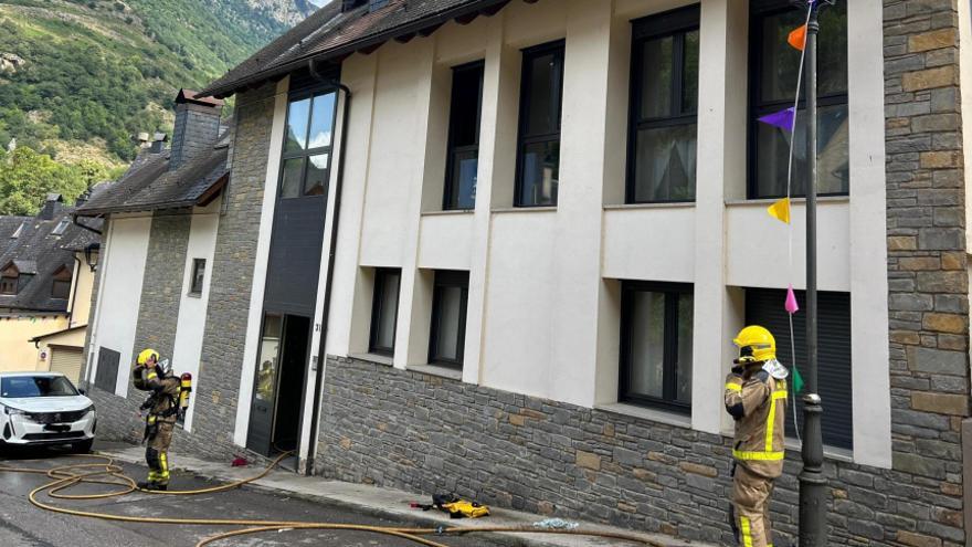 Edificio en el que se ha registrado el fuego.