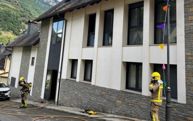 Edificio en el que se ha registrado el fuego.