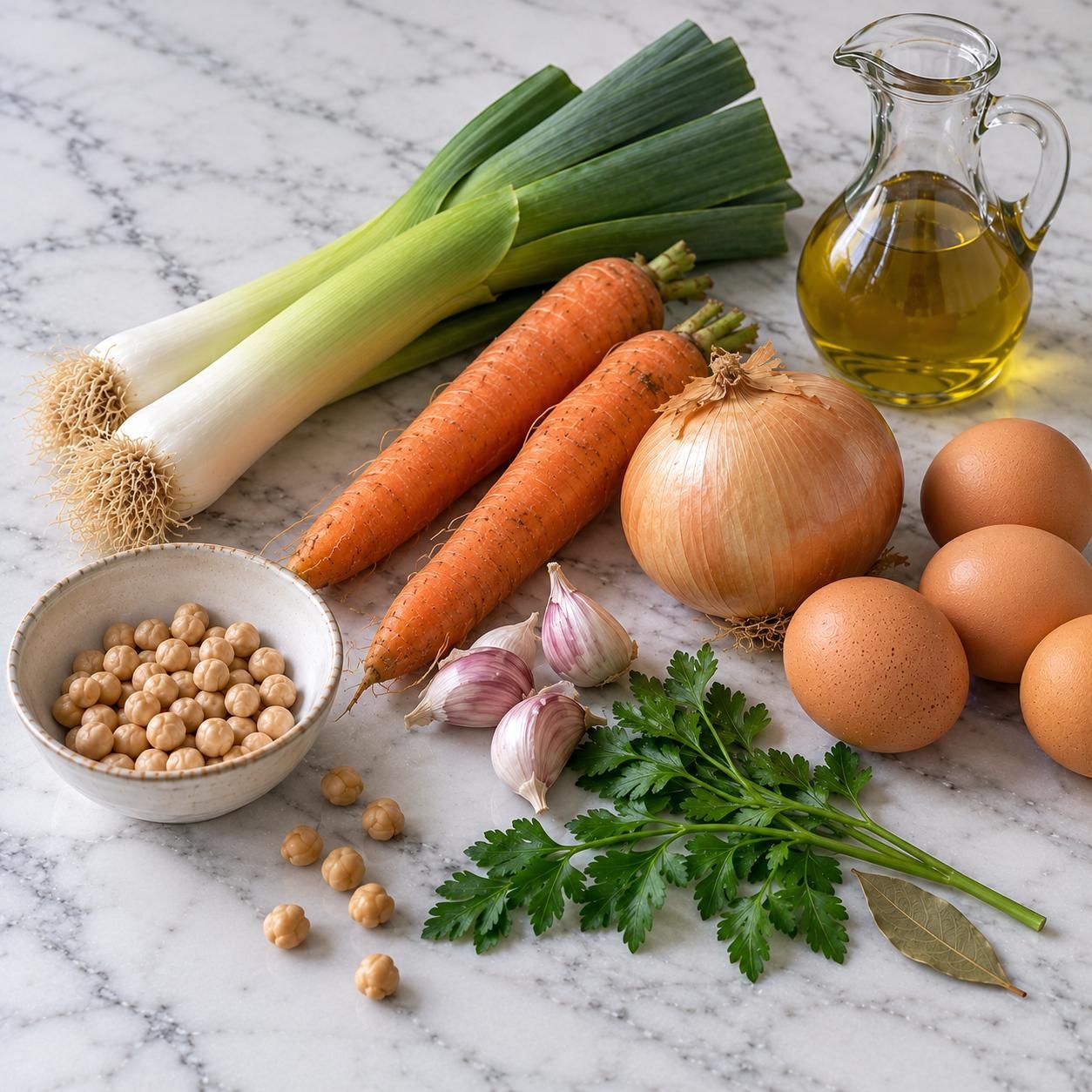 Los ingredientes.