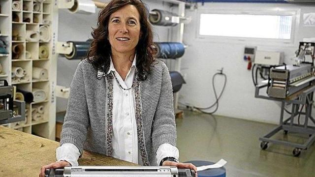 María Herrero, gerente de Herrekor y premio Aspegi.