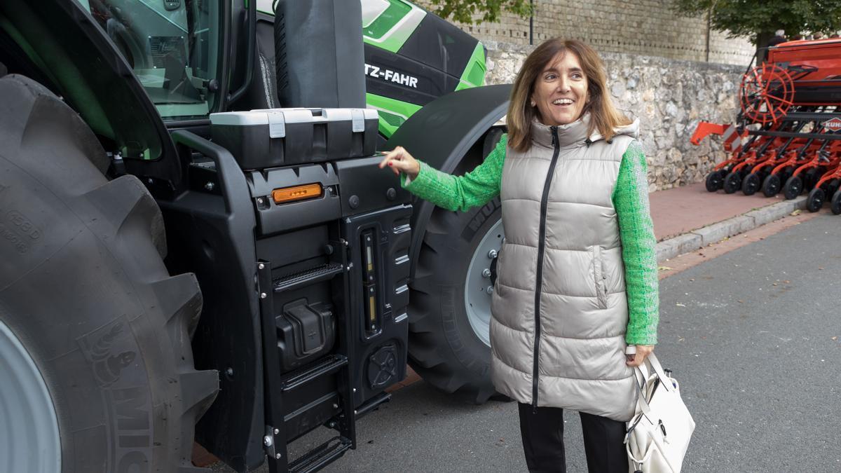 La consejera de Alimentación, Desarrollo Rural, Agricultura y Pesca, Amaia Barredo