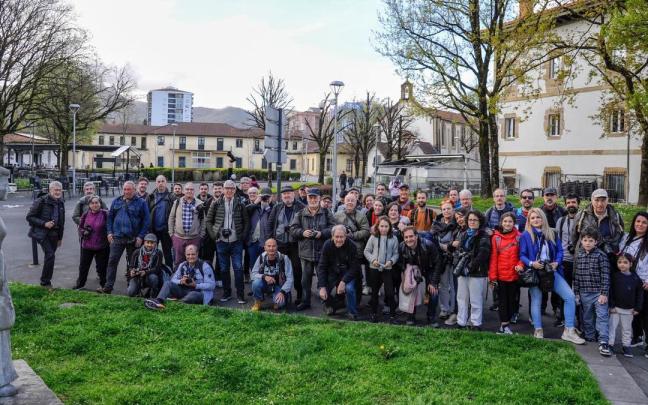 Participantes del rally fotográfico en la edición de 2025