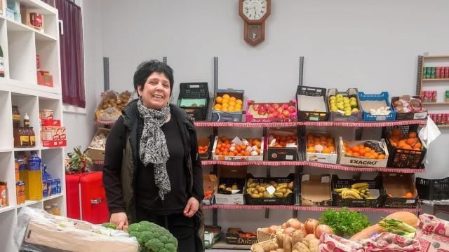 Idoia Allende en su nueva tienda.