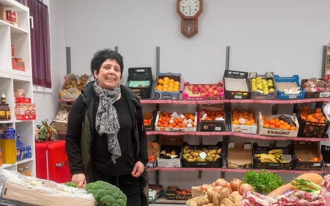 Idoia Allende en su nueva tienda.