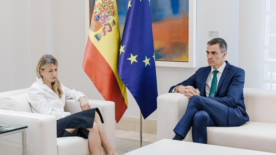 Reunión entre Yolanda Díaz y Pedro Sánchez