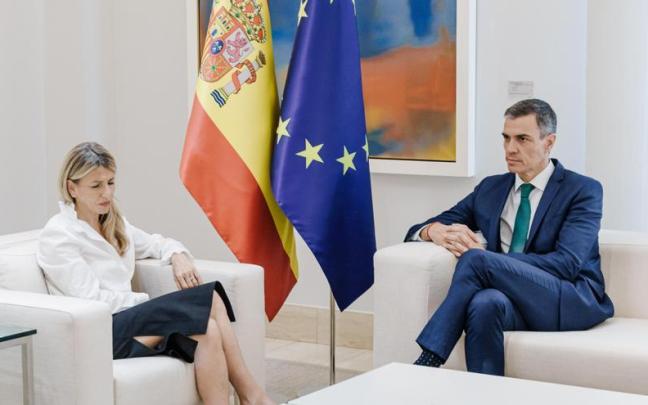 Reunión entre Yolanda Díaz y Pedro Sánchez / Carlos Lujan Reunión entre Yolanda Díaz y Pedro Sánchez