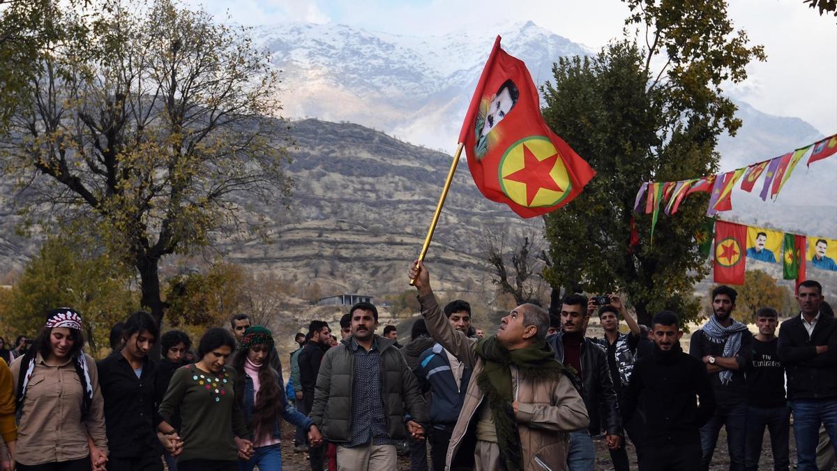 Miembros del PKK en una foto de archivo.