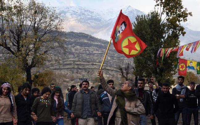 Miembros del PKK en una foto de archivo.