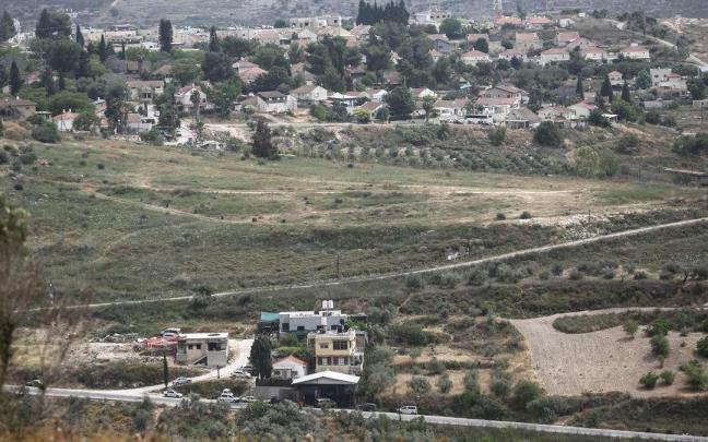 Un asentamiento israelí en Nablus, al norte de Cisjordania.