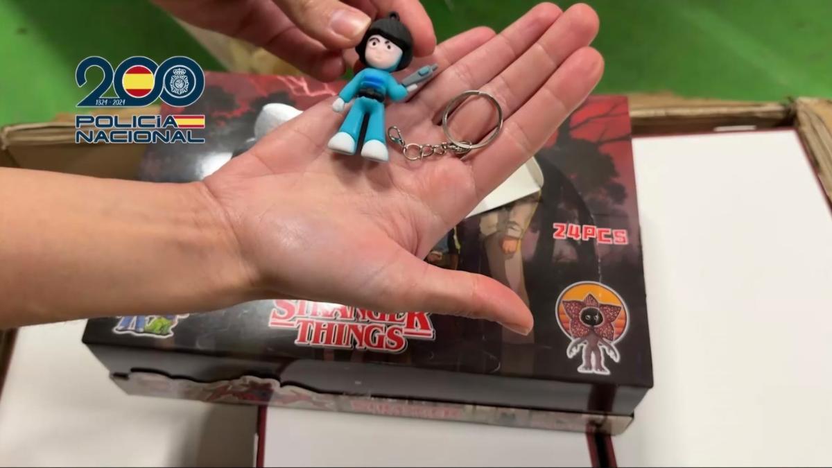 Uno de los juguetes incautados.