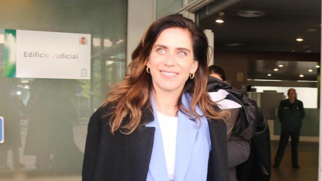 María León sale del juzgado penal número 12 de Sevilla