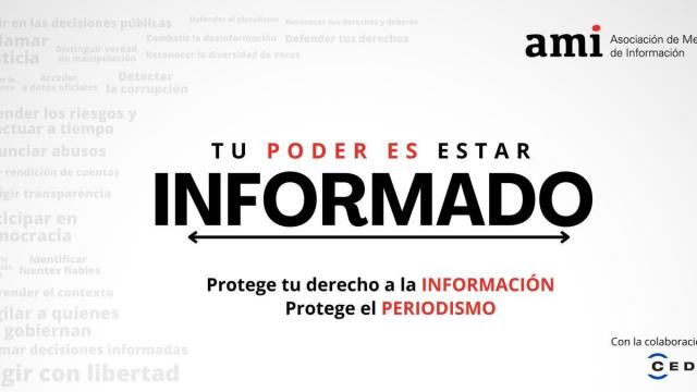 Vídeo de la campaña 'Tu poder es estar informado'.