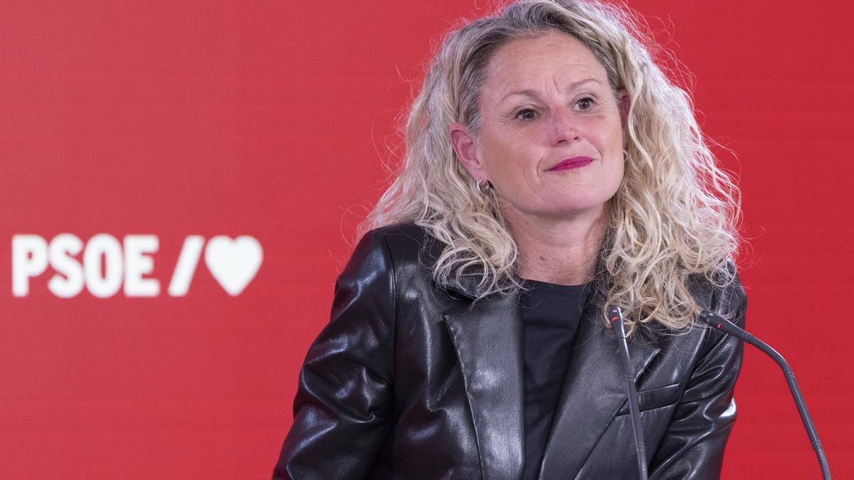 La portavoz del PSOE, Montse Mínguez.