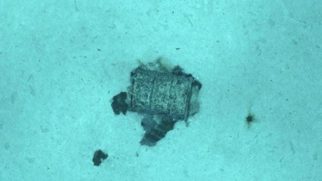 Un bidón con residuos radiactivos en la Fosa Atlántica. / CNRS Un bidón con residuos radiactivos en la Fosa Atlántica.