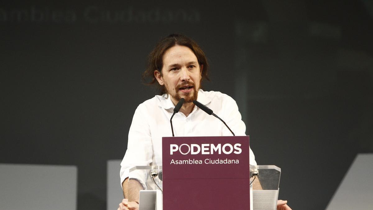 Pablo Iglesias, primer secretario general de Podemos.