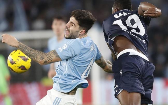 Lance del Celta-Real Sociedad del pasado sábado en Balaídos. / SALVADOR SAS/EFE