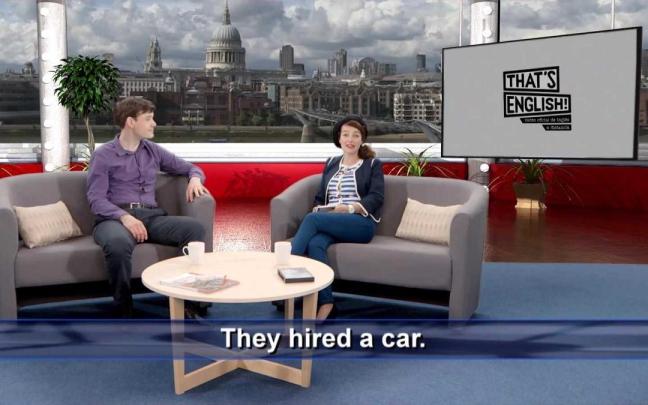 Imagen del curso ‘That’s English’ en La 2 de TVE.