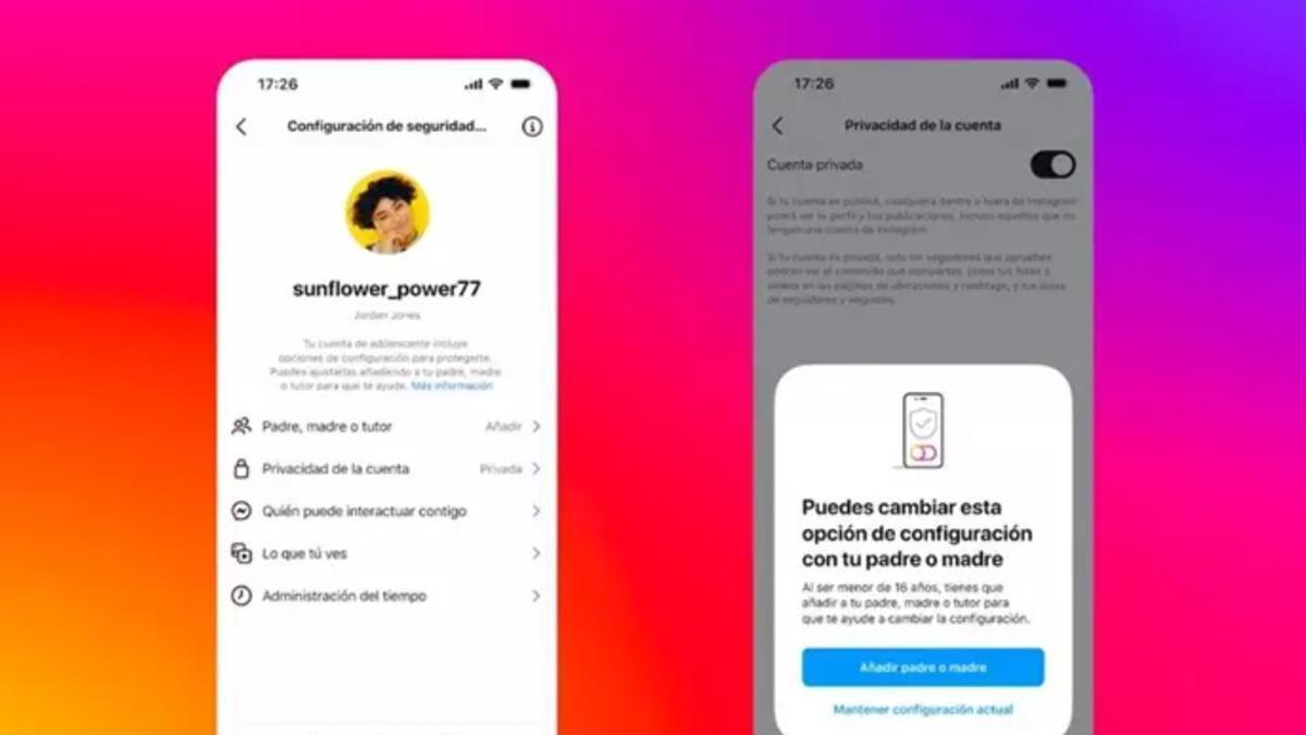 Instagram presenta sus nuevas cuentas para adolescentes.