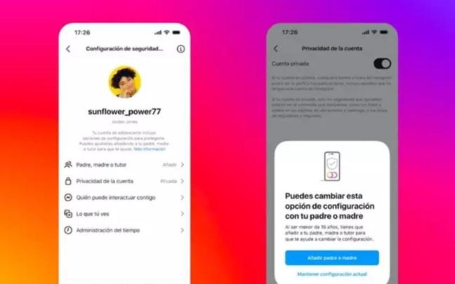 Instagram presenta sus nuevas cuentas para adolescentes.